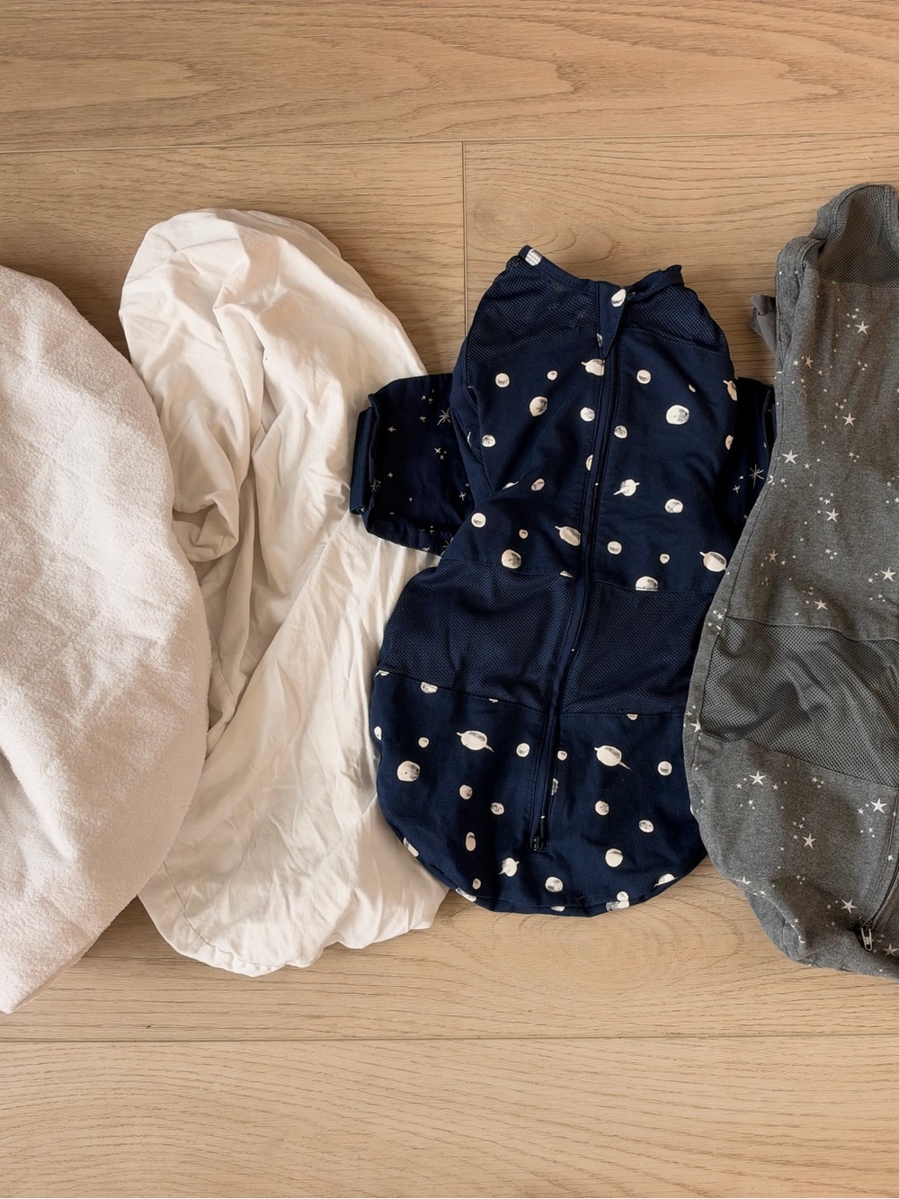 Kids Navy Planet Print Sleep Sack - Unbranded